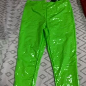 Latex green pants